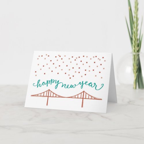 Happy New Year from San Francisco Holiday Card