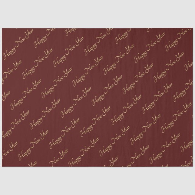 happy new year full of love tissue paper (Front)