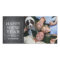 Happy New Year Fun Black Chalkboard Photo Card