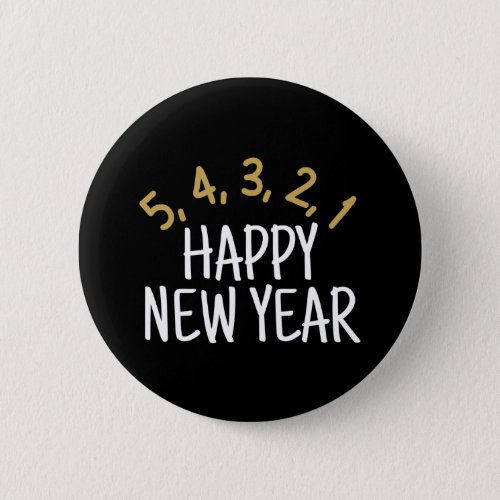 Happy New Year Funny Button