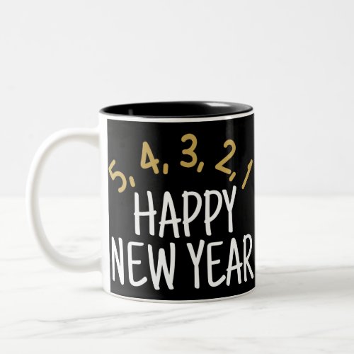 Happy New Year Funny Two_Tone Coffee Mug