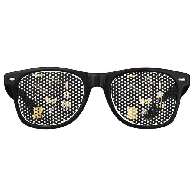 Happy New Year GB Party Retro Sunglasses (Front)