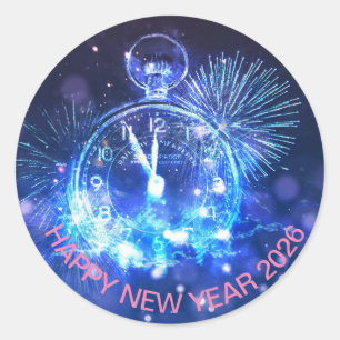 Happy New Year gift 2026 Classic Round Sticker
