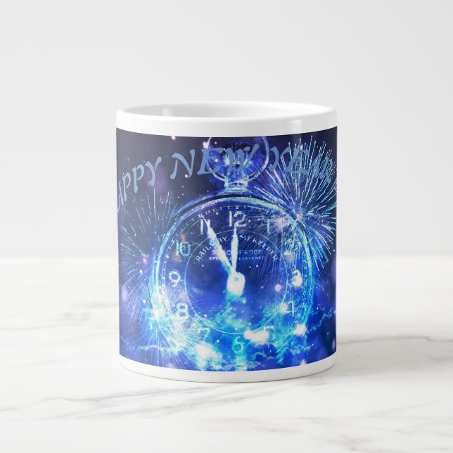 Happy New Year gift 2026 Giant Coffee Mug (Front)