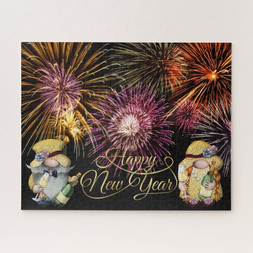 Happy New Year Gnomes Puzzle