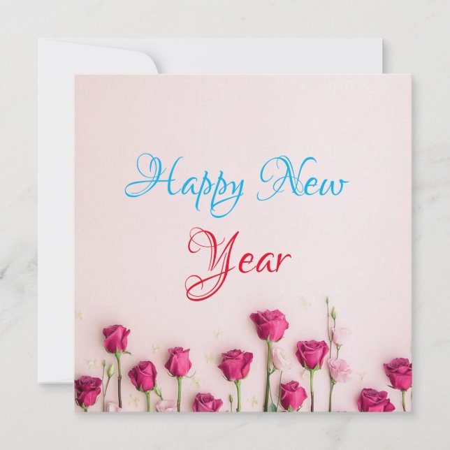 HAPPY NEW YEAR Greeting Card (Front)