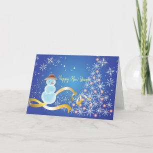 happy new year - greeting card