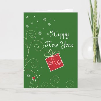 Happy New Year Greeting Card by EveStock at Zazzle