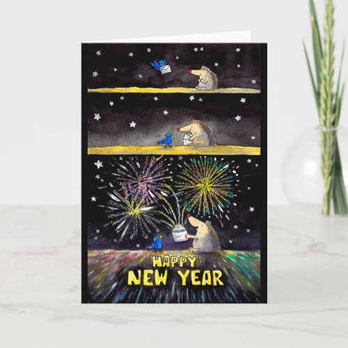 Happy New Year greeting card by Nicole Janes