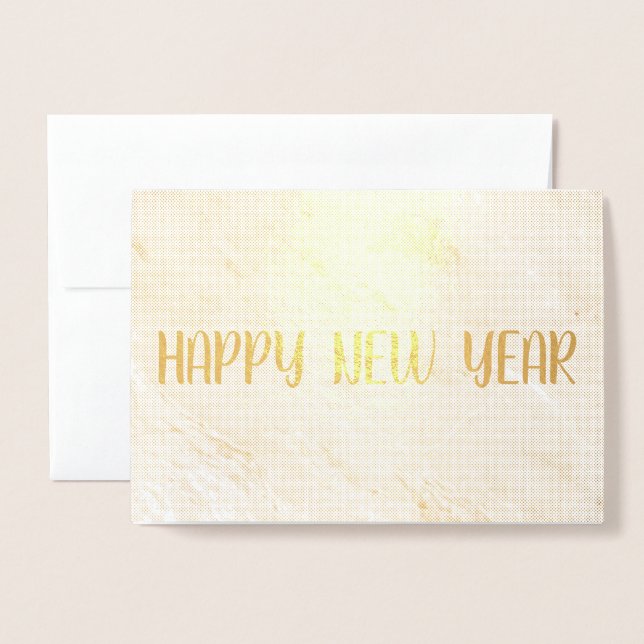 Happy New Year Greetings Card (Front With Envelope)