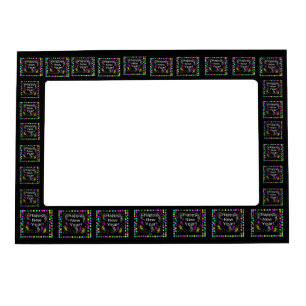 Happy New Year Greetings Magnetic Photo Frame