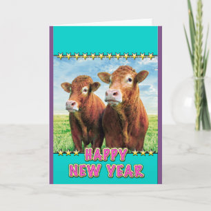 Happy New Year Holiday Card