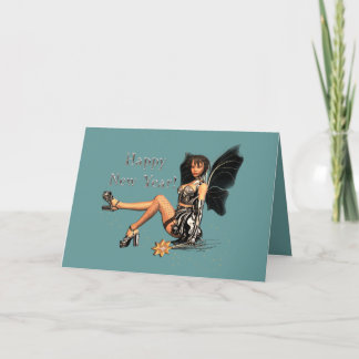 happy new year holiday card