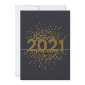 Happy new year holiday card