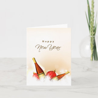 Happy New Year Holiday Card