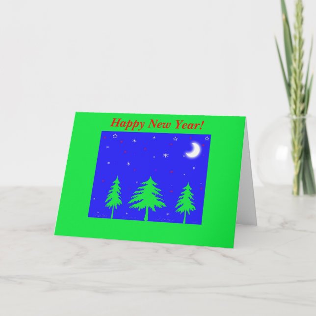 Happy New Year! Holiday Card (Front)