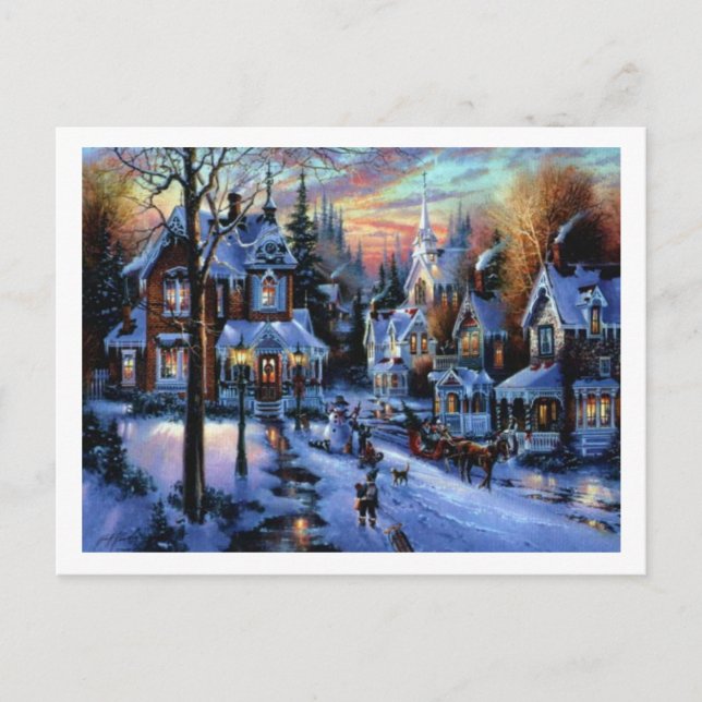 Happy New Year Holiday Postcard (Front)
