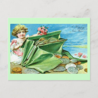 Happy New Year Holiday Postcard