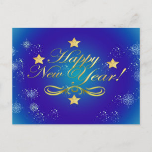 Happy New Year Holiday Postcard