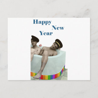 Happy New Year Holiday Postcard