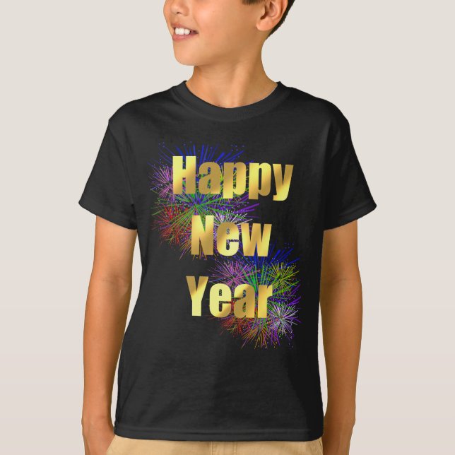 Happy New Year Holiday T-Shirt (Front)