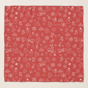 Happy New Year Holiday Trendy Christmas decoration Scarf