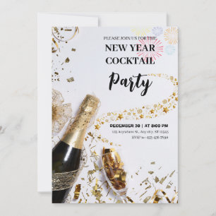 Happy new year invitation