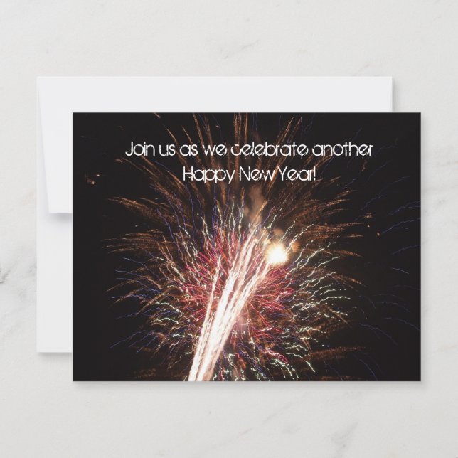 Happy New Year Invitation (Front)