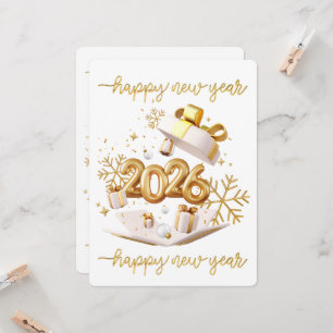 Happy new year invitation