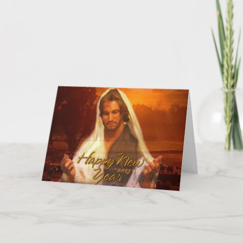 Happy New Year Jesus 2013 Cards