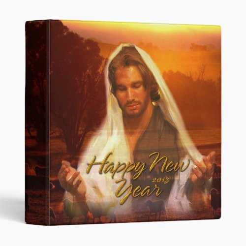 Happy New Year Jesus Binder Options