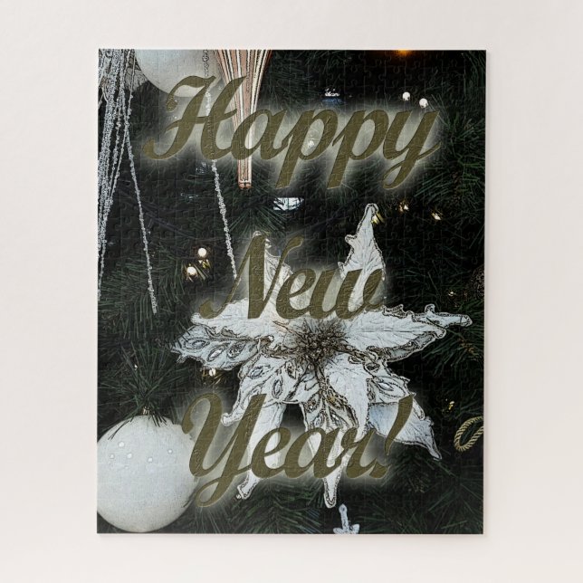 Happy New Year Jigsaw Puzzle (Vertical)