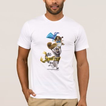 Happy New Year Julien And Mort T-shirt by madagascar at Zazzle