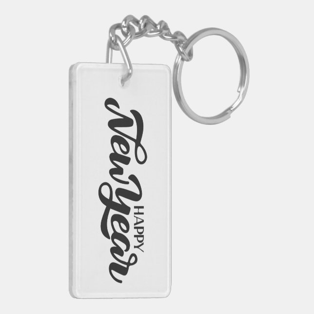 Happy New Year Keychain (Back Left)