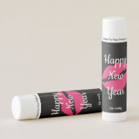 Happy New Year - kiss ready - Lip Balm Party Favor