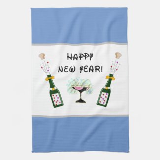 Happy New Year Kitchen Towels