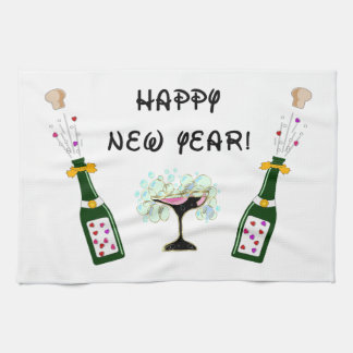Happy New Year Kitchen Towel