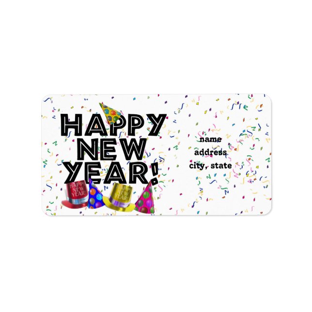 HAPPY NEW YEAR! LABEL (Front)