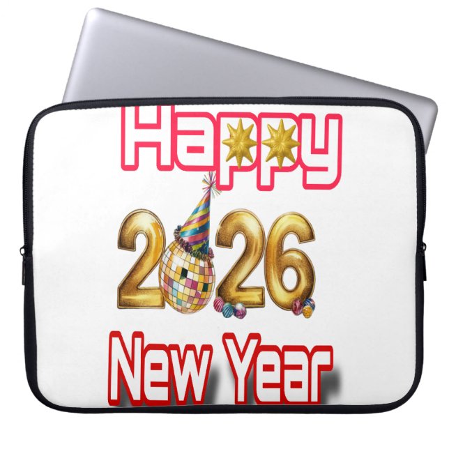 Happy New year  Laptop Sleeve (Front)