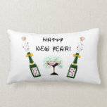 Happy New Year Lumbar Pillow