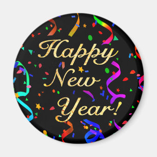 "Happy New Year!" magnet
