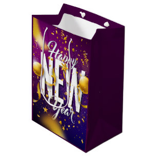 Happy New Year Medium Gift Bag