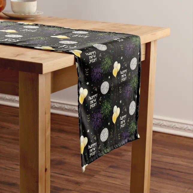 happy new year table runner