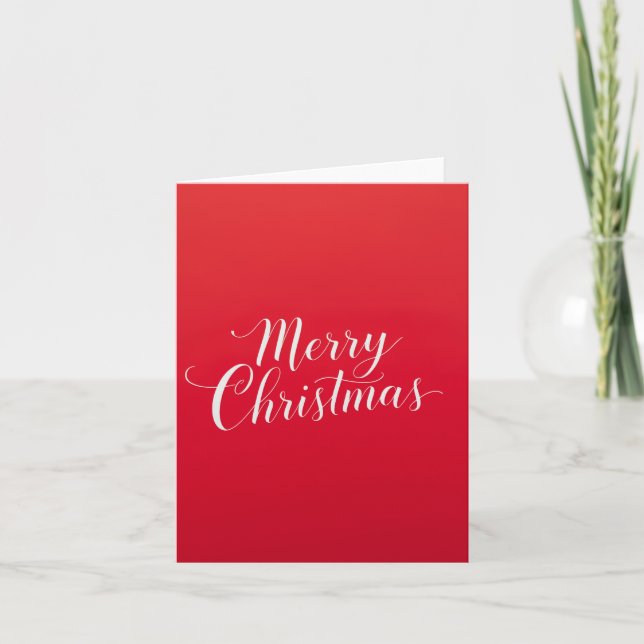 Happy New Year Merry Christmas Holiday Season Card (Front)