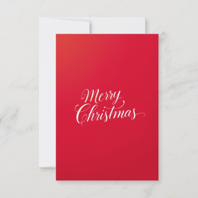 Happy New Year Merry Christmas Holiday Season Card (Front)