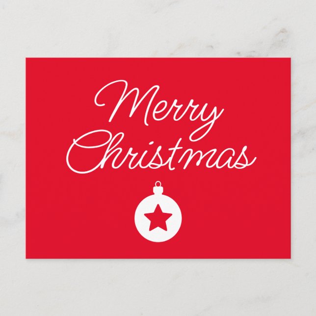 Happy New Year Merry Christmas Holiday Season Card (Front)