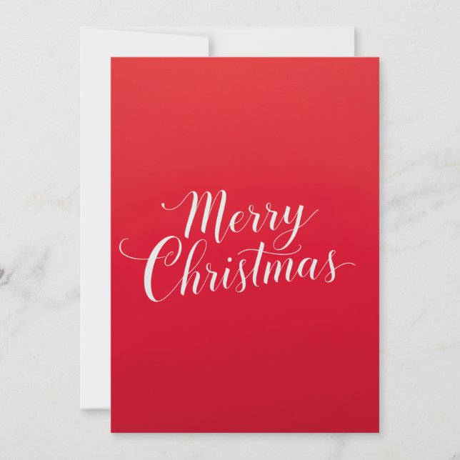 Happy New Year Merry Christmas Holiday Season Card (Front)