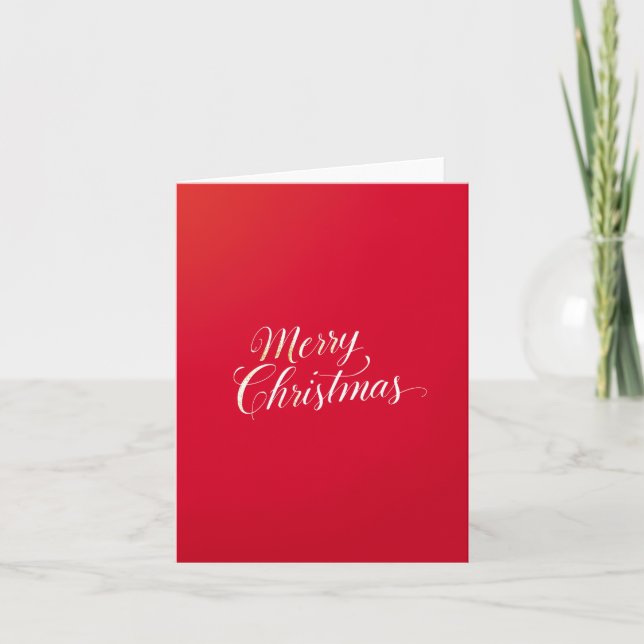Happy New Year Merry Christmas Holiday Season Card (Front)