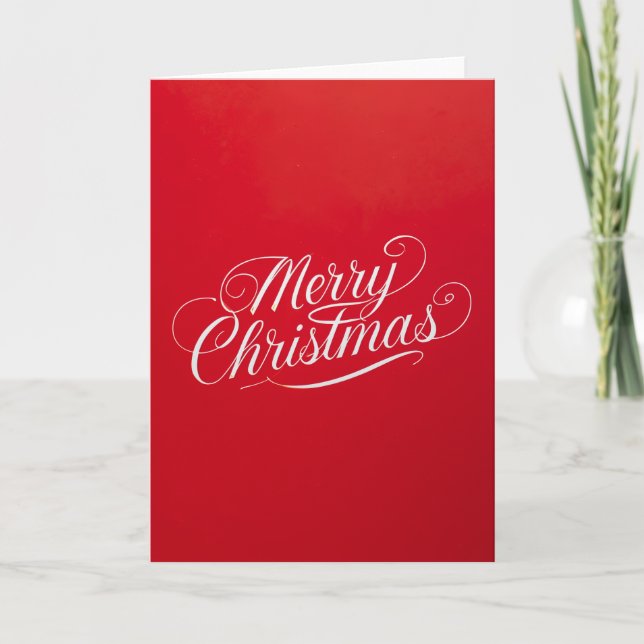 Happy New Year Merry Christmas Holiday Season Card (Front)