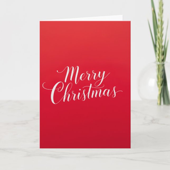 Happy New Year Merry Christmas Holiday Season Card (Front)